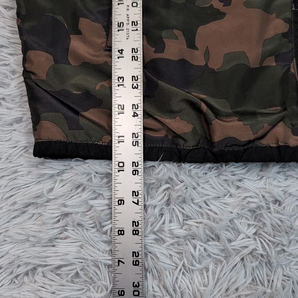 Matix Jacket Mens M Green Camo Hood Windbreaker Zip Up Hunting Pockets Casual - Picture 4 of 15